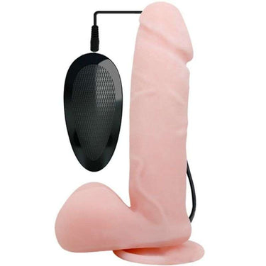 Dildo Realistico con Ventosa e Telecomando, Vibrazione e Rotazione